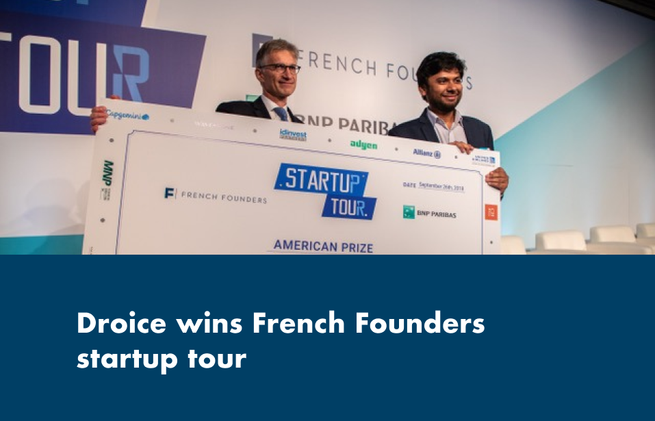 Droice Labs bags special startup prize at French Founders